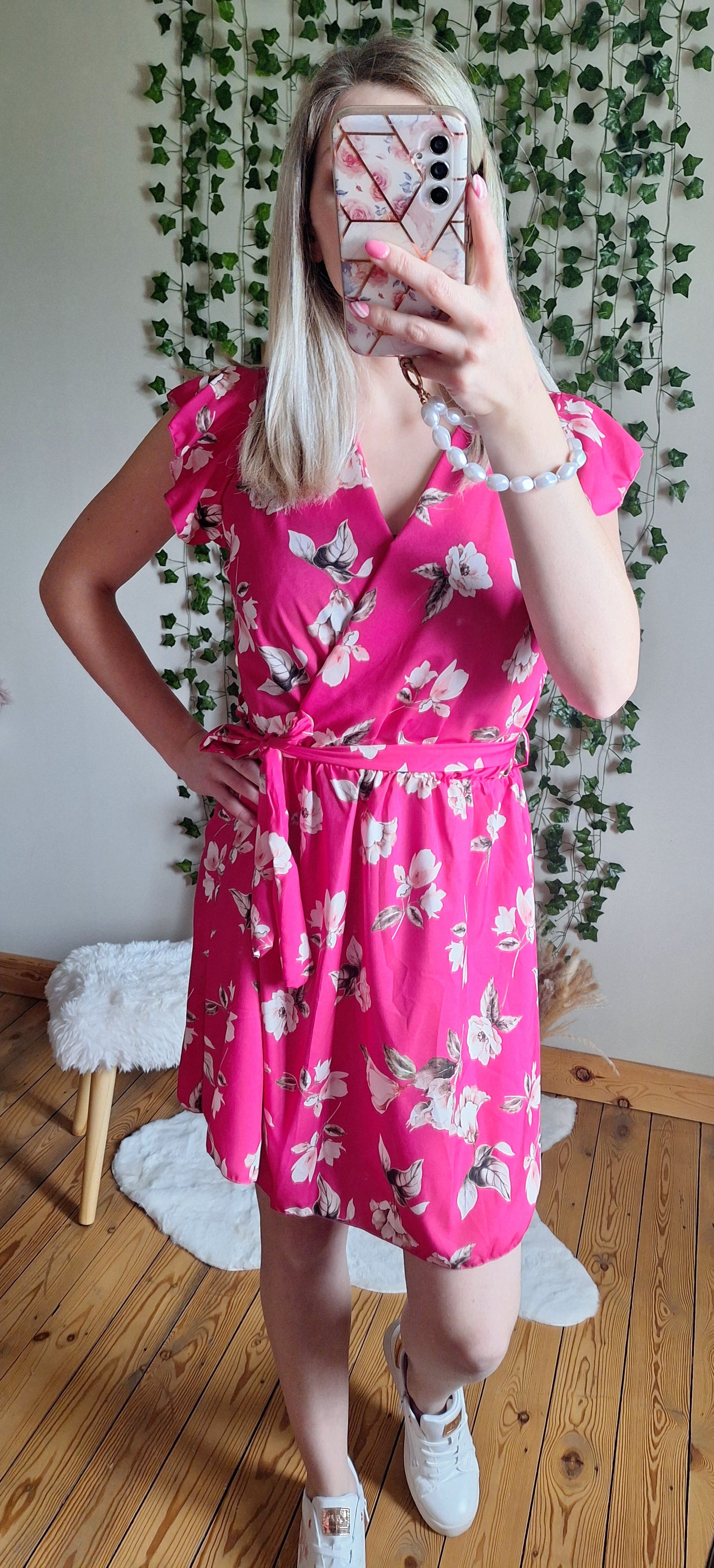 Flower Dress | Fuchsia