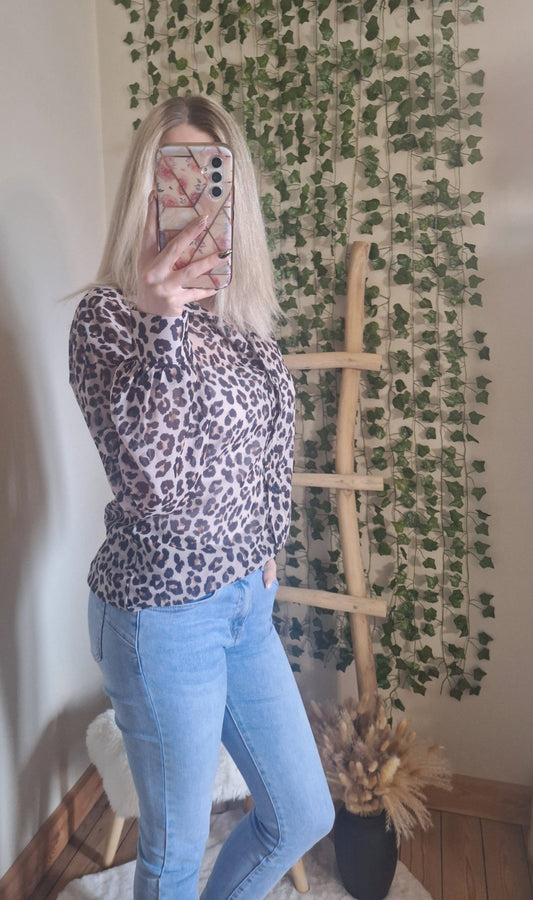 Leopard Blouse