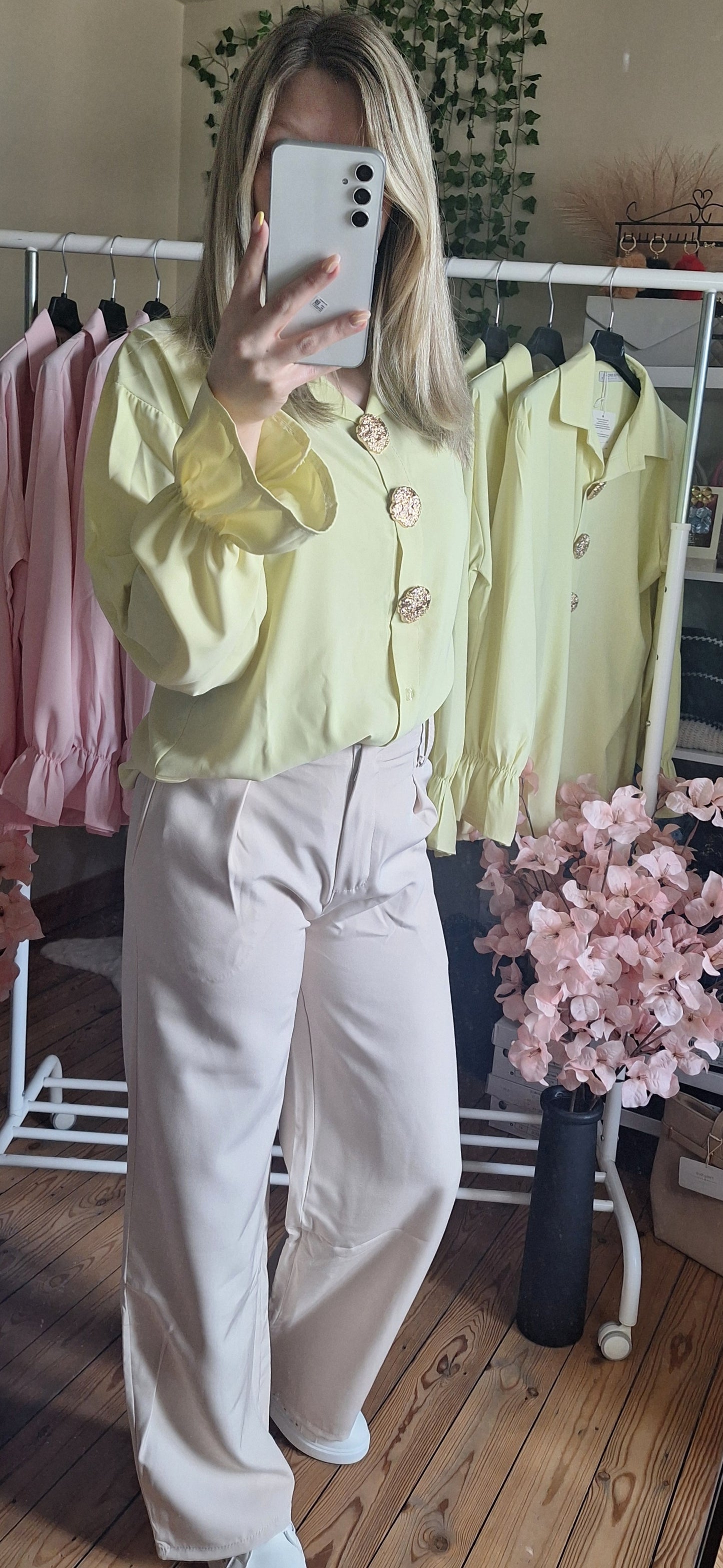 Pastel Blouse | Geel