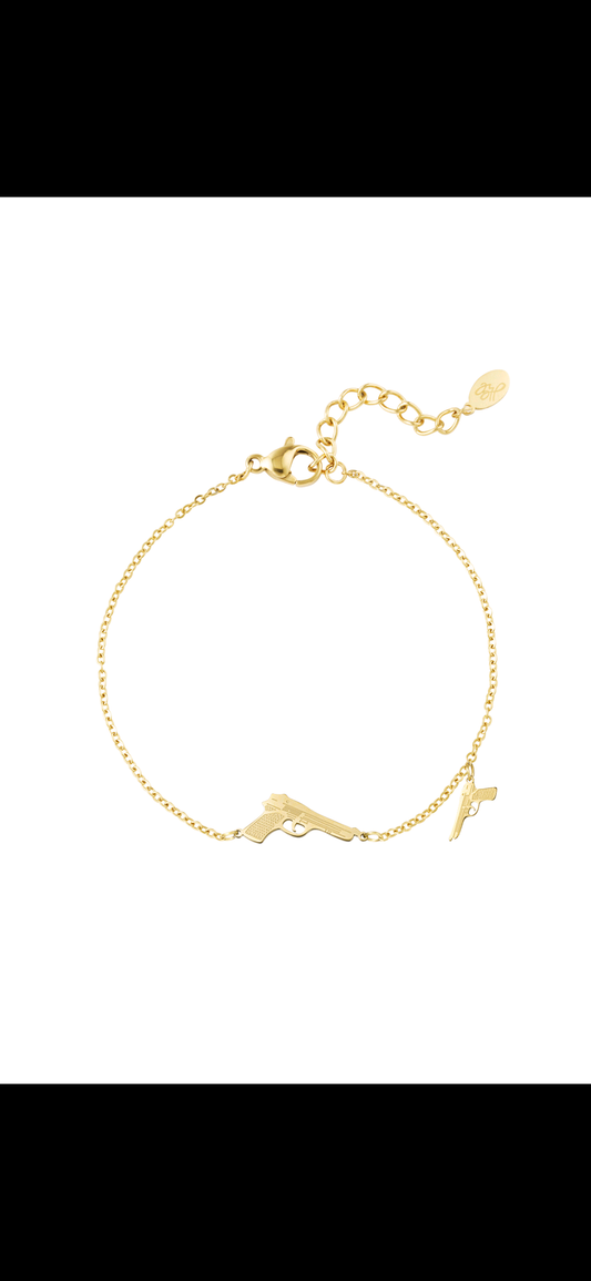 Armband Pistolen | Gold